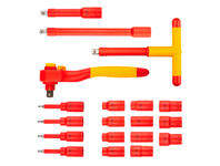 Zdjęcie: Klucze nasadowe 1000V, 19 sztuk NEO