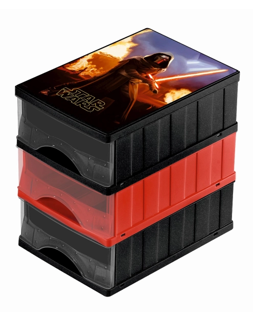 Zdjęcie: Zestaw szuflad 3-częściowy Star Wars black space KEEEPER