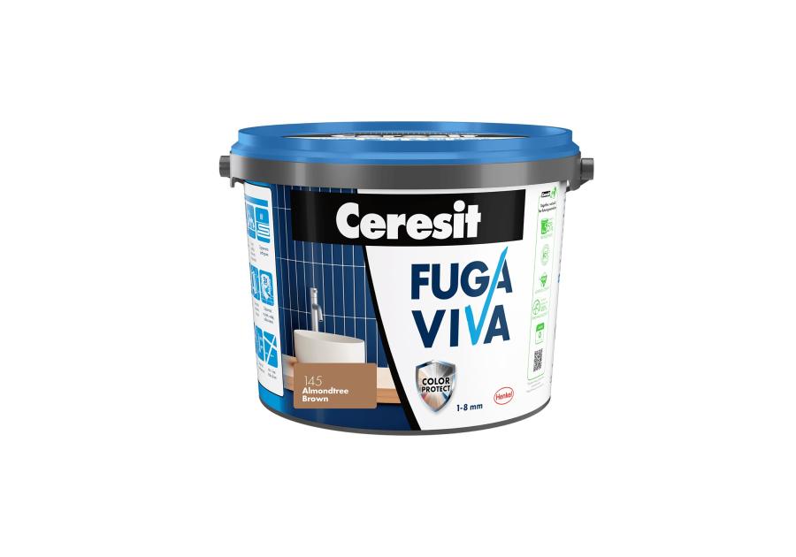 Zdjęcie: Fuga Viva elastyczna cementowa 1-8 mm almond brown 2 kg CERESIT