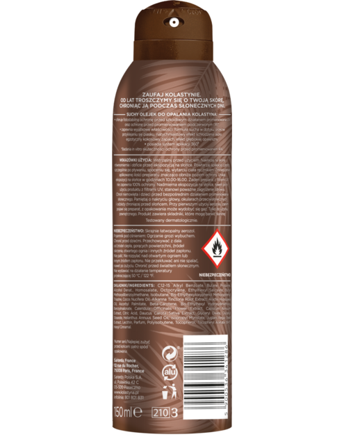 Zdjęcie: Olejek do opalania w mgiełce SPF30 Coconut Paradise 0,15 L suchy KOLASTYNA