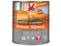Zdjęcie: Lazura ochronna Polski Klimat Impregnująco-Dekoracyjna Ciemny dąb 0,75 L V33