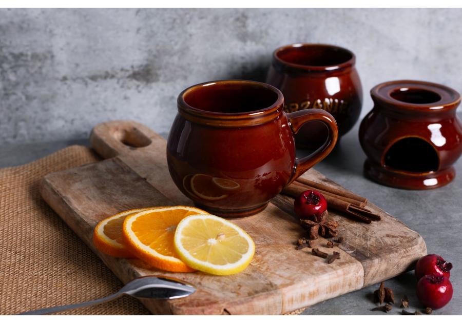 Zdjęcie: Kubek beczułka Grzaniec z uchem 320 ml ALTOM DESIGN