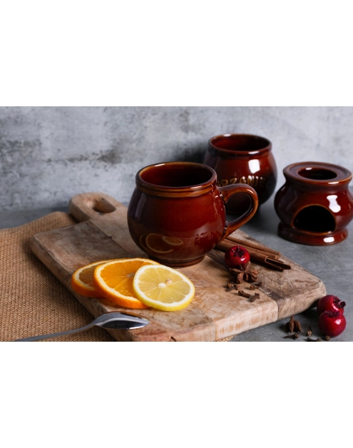 Zdjęcie: Kubek beczułka Grzaniec z uchem 320 ml ALTOM DESIGN