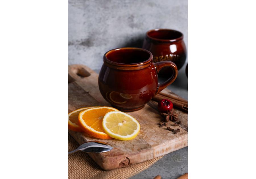 Zdjęcie: Kubek beczułka Grzaniec z uchem 320 ml ALTOM DESIGN