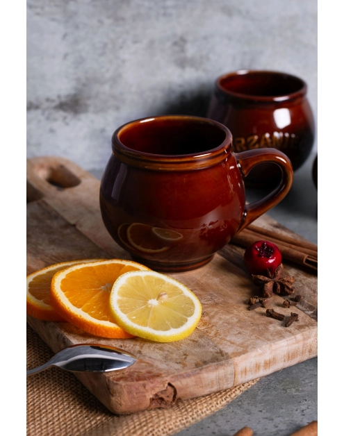 Zdjęcie: Kubek beczułka Grzaniec z uchem 320 ml ALTOM DESIGN