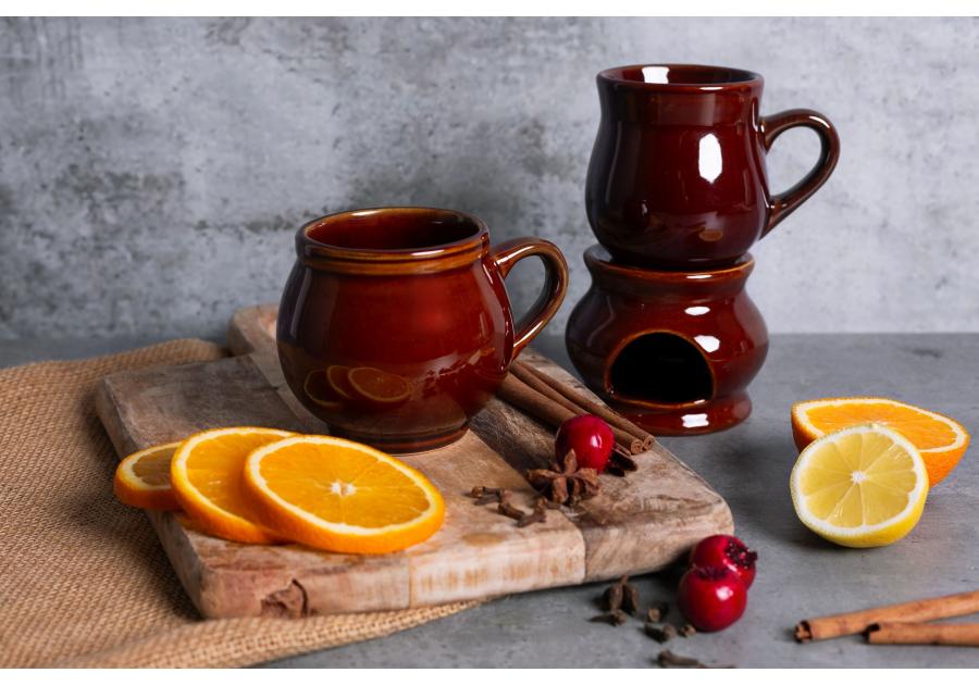 Zdjęcie: Kubek beczułka Grzaniec z uchem 320 ml ALTOM DESIGN