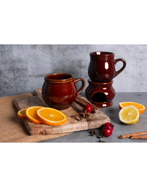 Zdjęcie: Kubek beczułka Grzaniec z uchem 320 ml ALTOM DESIGN