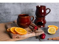 Zdjęcie: Kubek beczułka Grzaniec z uchem 320 ml ALTOM DESIGN