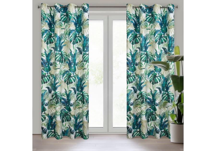 Zdjęcie: Zasłona gotowa Nelly 140x250 cm biały EUROFIRANY