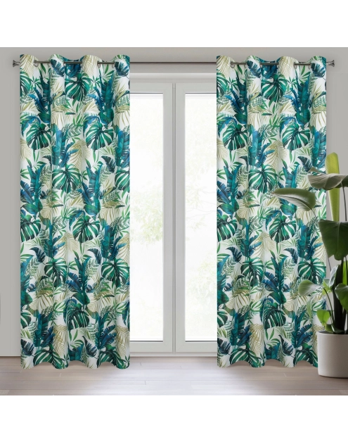 Zdjęcie: Zasłona gotowa Nelly 140x250 cm biały EUROFIRANY