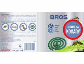 Spirala odstraszająca komary 10 szt. BROS