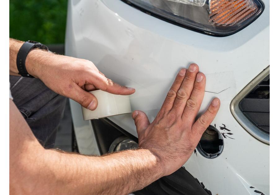 Zdjęcie: Taśma naprawcza transparentna 50 mm x 5 m STALCO PERFECT
