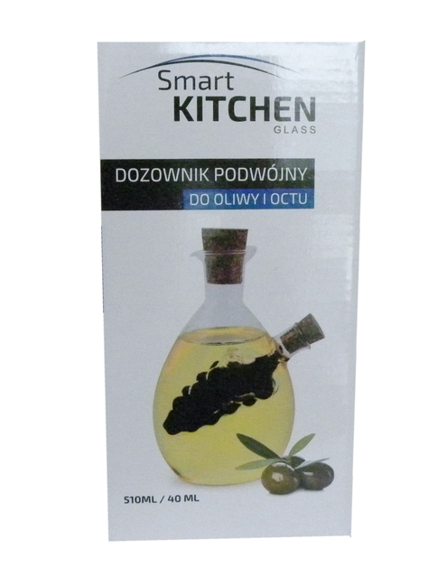 Zdjęcie: Dozownik podwójny do oliwy i octu SMART KITCHEN GLASS