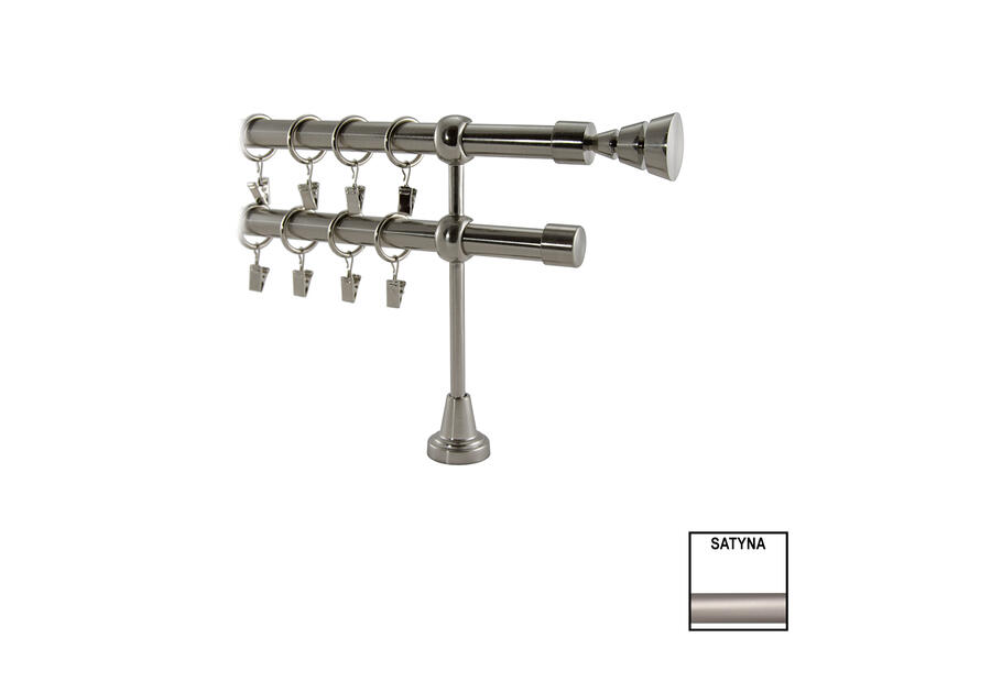 Zdjęcie: Karnisz pojedynczy Valentina fi 19 mm - 480 cm tiara złoto KARWEL