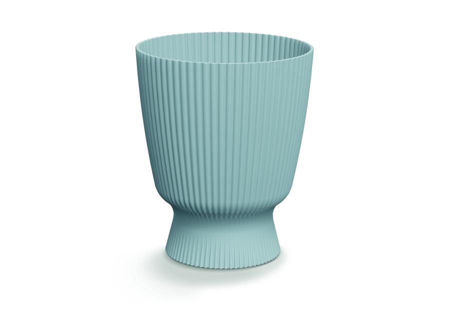 Zdjęcie: Doniczka Milly Round jasny szary, wysokość 26,2 cm PROSPERPLAST