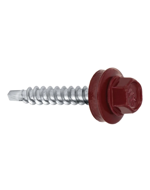 Zdjęcie: Wkręty do blachy farmery 4,8x25 mm  czerwone WKRĘT-MET