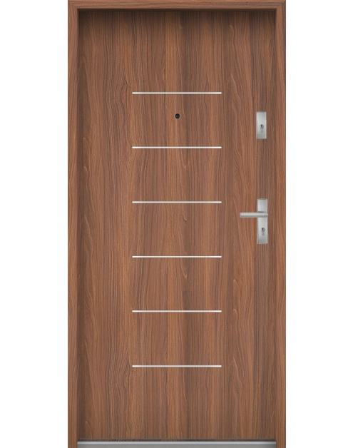 Zdjęcie: Drzwi wejściowe do mieszkań Bastion A-39 Akacja 80 cm lewe OSPŁ KR CENTER