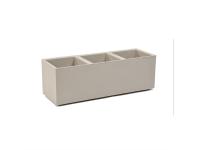 Zdjęcie: Kwietnik Karo 900x300x300 mm beton recycled, beżowy LAMELA
