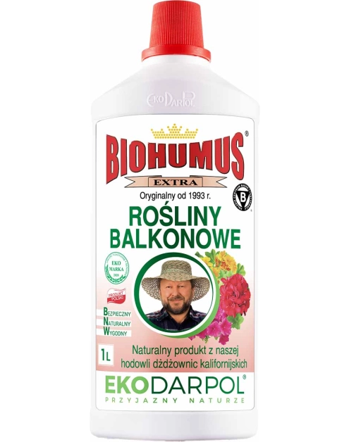 Zdjęcie: Nawóz Biohumus Extra Rośliny balkonowe 1 L EKODARPOL