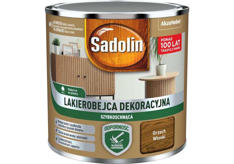 Zdjęcie: Lakierobejca dekoracyjna Orzech włoski 0,2 L SADOLIN
