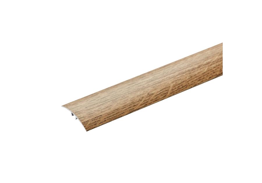 Zdjęcie: Listwa ochronna AL wcisk 37 mm 5w1 klejona L= 0,93 m Dąb Naturalny okleina mat CEZAR