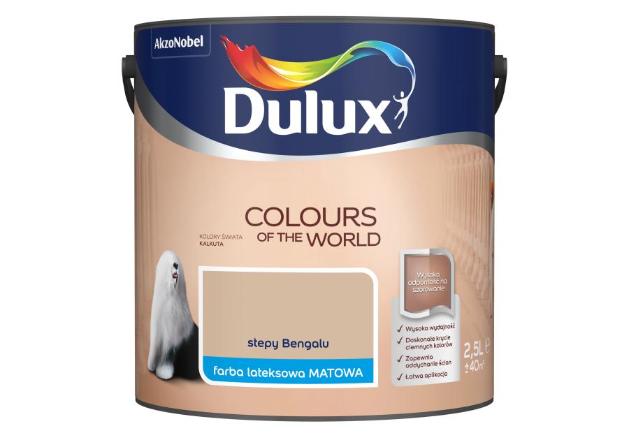 Zdjęcie: Farba do wnętrz Kolory Świata 2,5 L stepy bengalu DULUX