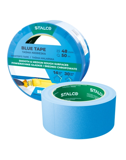 Zdjęcie: Taśma malarska niebieska 30 mm x 25 m STALCO