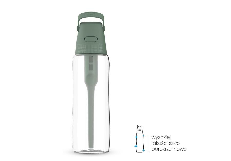 Zdjęcie: Butelka Solid Glass 0,6 L z wkładem filtrującym DAFI