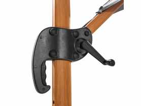 Parasol ogrodowy Roma S 3 m antracytowy MIRPOL