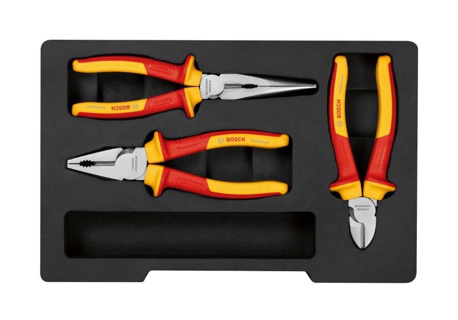 Zdjęcie: Zestaw szczypiec VDE 3-częściowy Professional  BOSCH