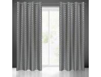 Zdjęcie: Zasłona gotowa Cube 140 x 250 cm grafitowy EUROFIRANY