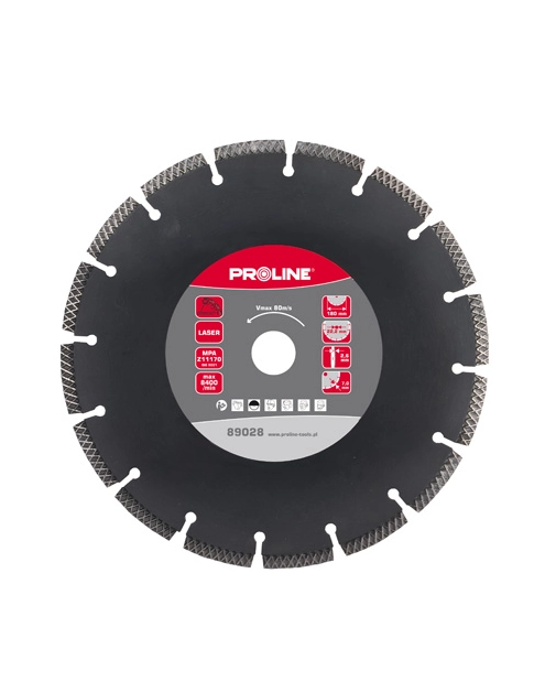 Zdjęcie: Tarcza diamentowa typ X laseruniwersal 230x2.8x7x22.2 mm PROLINE