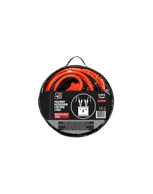 Zdjęcie: Przewody rozruchowe 1200 A - 6 m MA PROFESSIONAL