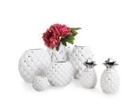 Zdjęcie: Wazon dekoracyjny Ava 17x10x24 cm biały EUROFIRANY