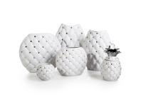 Zdjęcie: Wazon dekoracyjny Ava 17x10x24 cm biały EUROFIRANY