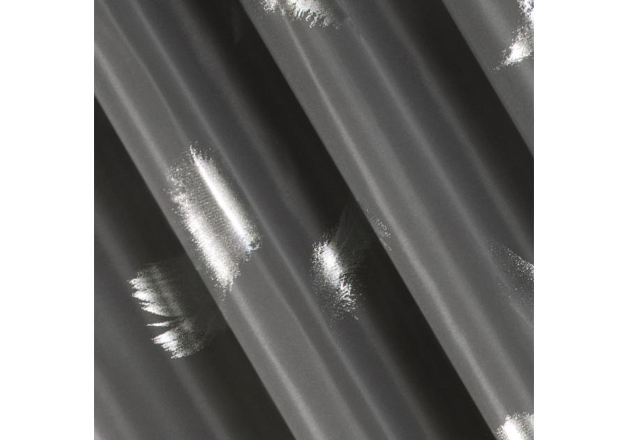 Zdjęcie: Zasłona Tessa 2, 140x250 cm granatowo-srebrna na przelotkach EUROFIRANY