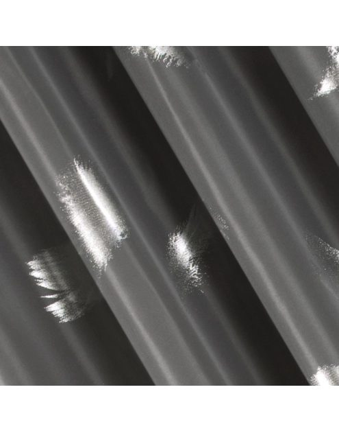 Zdjęcie: Zasłona Tessa 2, 140x250 cm granatowo-srebrna na przelotkach EUROFIRANY