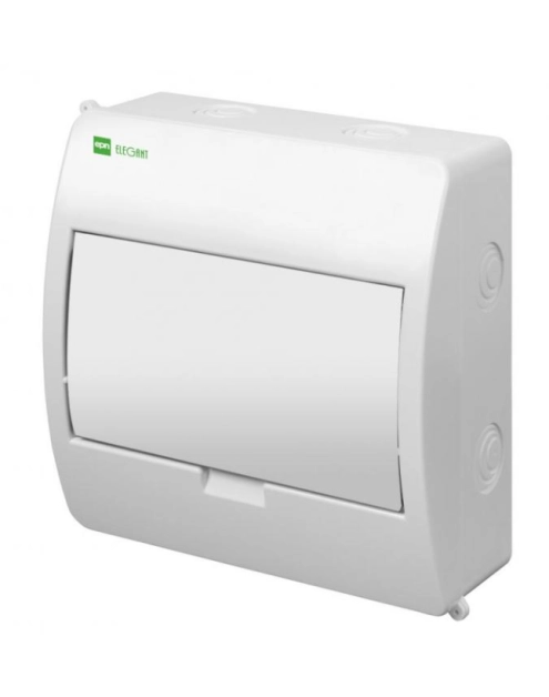 Zdjęcie: Rozdzielnica modułowa Elegant 1x8 natynkowa IP40 N+PE ELEKTRO-PLAST