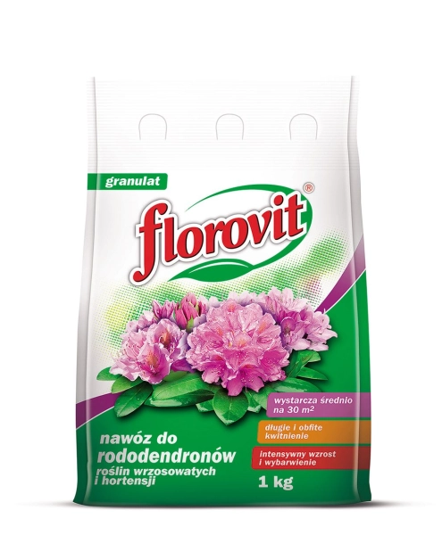 Zdjęcie: Nawóz do rododendronów, roślin wrzosowatych i hortensji worek 1 kg FLOROVIT