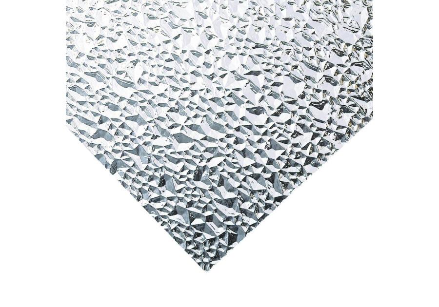 Zdjęcie: Szkło z polistyrenu, z punktami diamentowymi przejrzystymi 120x64 cm ROBELIT