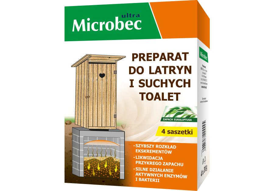 Zdjęcie: Preparat do latryn i suchych toalet 4x30 g Microbec BROS