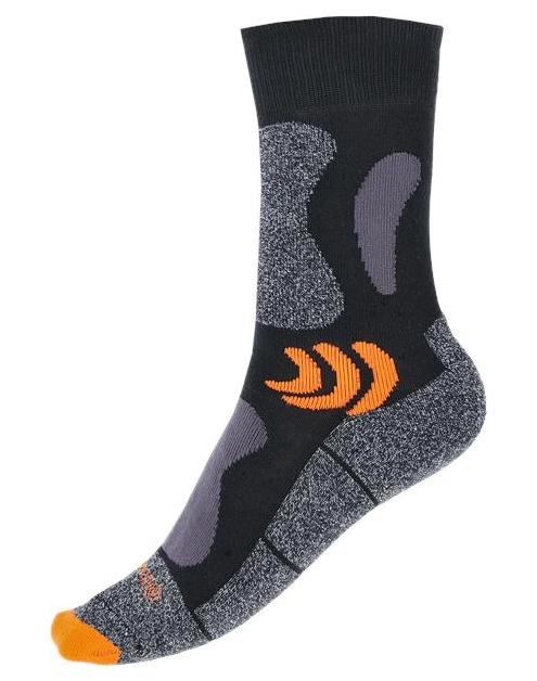 Zdjęcie: Skarpety robocze czarno-pomarańczowe, 1 para, 43-46, LAHTI PRO