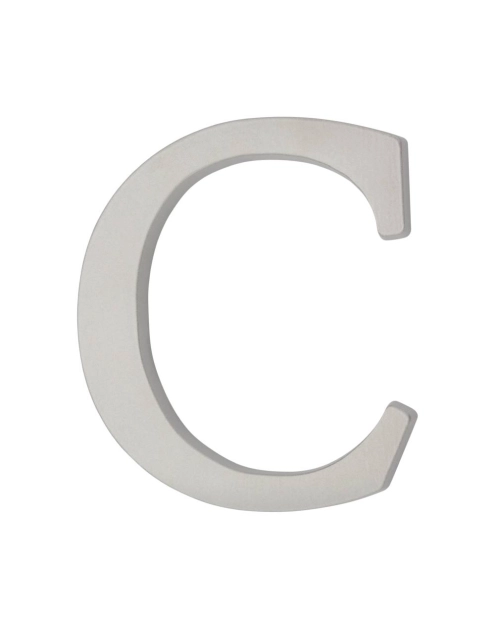 Zdjęcie: Litera aluminiowa "C" 105 mm srebrna METRO