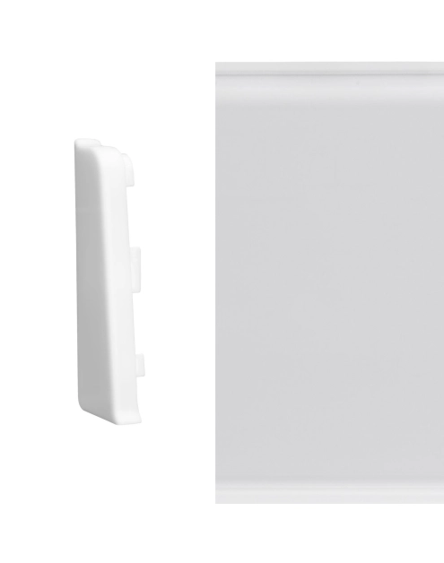 Zdjęcie: Zakończenie lewe do listwy Mack 2 szt. biały mat ARBITON