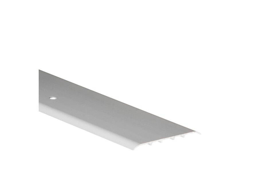 Zdjęcie: Listwa ochronna płaska owalna szeroka 80 mm AL LPPOS - 1 m srebrna CEZAR