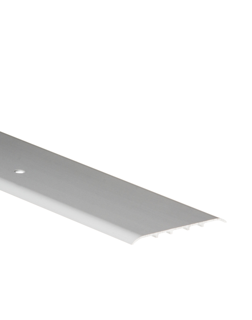 Zdjęcie: Listwa ochronna płaska owalna szeroka 80 mm AL LPPOS - 1 m srebrna CEZAR