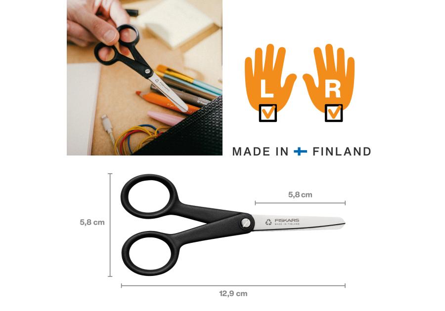 Zdjęcie: Nożyczki hobbystyczne FF 13 cm FISKARS