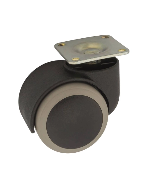 Zdjęcie: Kółko meblowe 50 mm, 50 kg, płyta mocująca, do paneli METRO