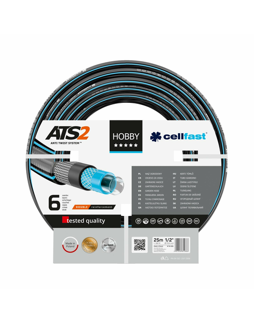 Zdjęcie: Wąż ogrodowy Hobby 5/8 - 2500 cm CELLFAST