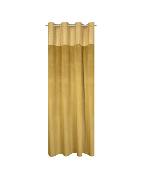 Zdjęcie: Zasłona gotowa Elen 140x250 cm miodowy EUROFIRANY